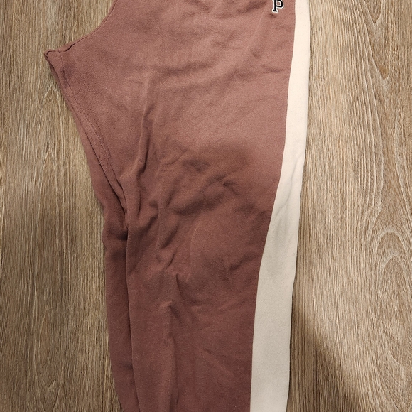 PINK Two-Tone Leggings with Side Stripe - Picture 2 of 4